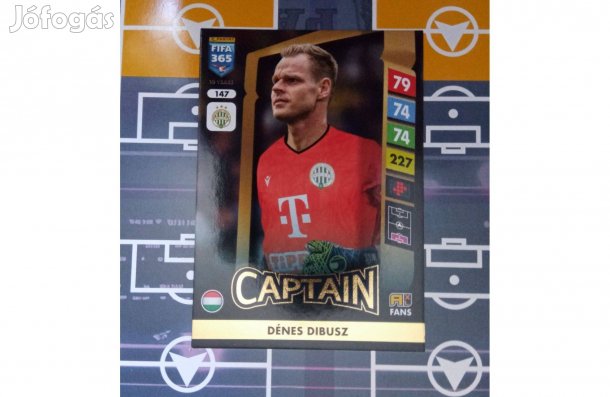 Dibusz Dénes (Ferencváros) Fifa 365 2025 Captain kártya