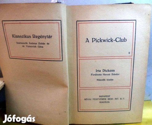 Dickens: A Pickwick - Club I - II