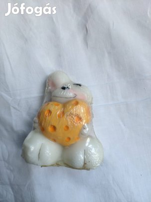 Diddl Egér sajttal gyertya figura