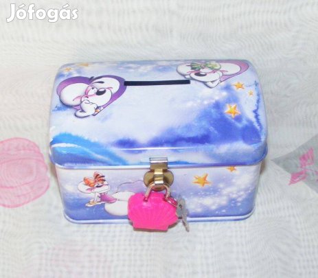 Diddl fémdoboz, láda fémpersely