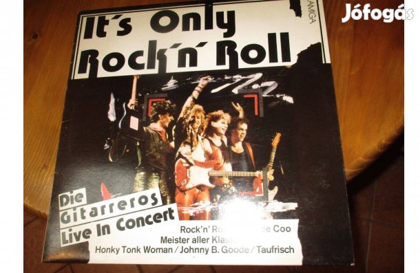 Die Gitarreros Live in Concert bakelit hanglemez eladó