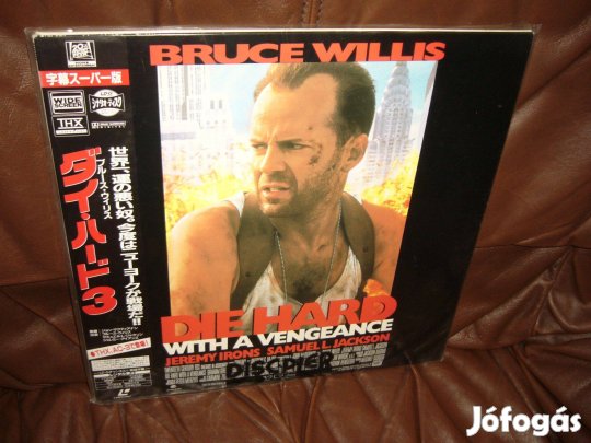 Die Hard 3. Laserdisc képlemez ritkaság !