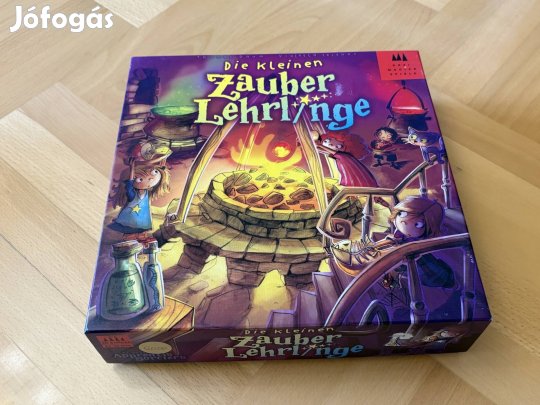 Die Kleinen Zauberlehrlinge társasjáték fejlesztő játék demó kibontott