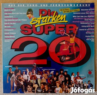 Die Starken Super 20 német válogatás bakelit hanglemez Billy Idol