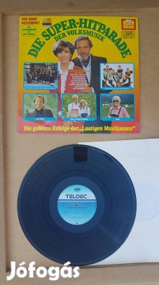 Die Super-Hitparade Der Volksmusik Vinyl LP hanglemez bakelit lemez