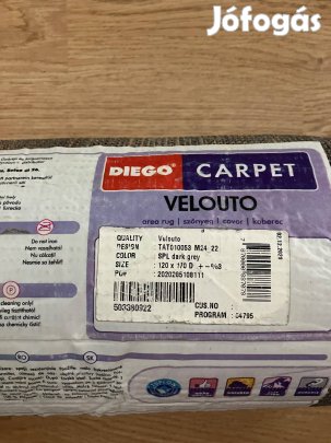Diego Velouto szőnyeg szürke