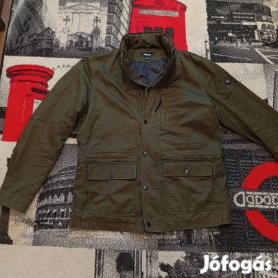 Diesel férfi átmeneti kabát khaki zöld XXL 