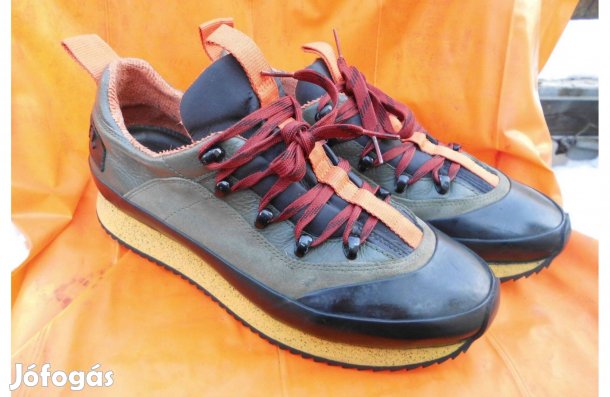 Diesel zöld-sárga bőr 44-es férfi utcai cipő eladó,