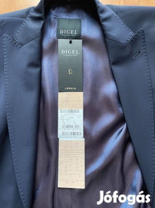Digel preference sötétkék gyapjú (85%) zakó 50es