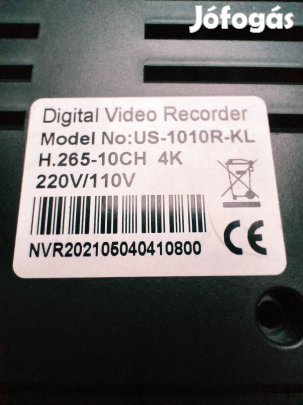 Digital video recorder, 10 cs, h.265, 4k