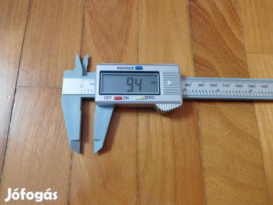 Digitális LCD kijelzős tolómérő subler, új, max. 158mm-ig mér, pontos