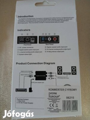 Digitális - analóg audio konverter eladó
