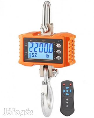 Digitális darumérleg 1000 kg távirányítóval, hatótáv 3 méter