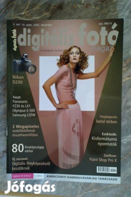 Digitális fotó magazin 2004 5. 7. és 2005 10. számai