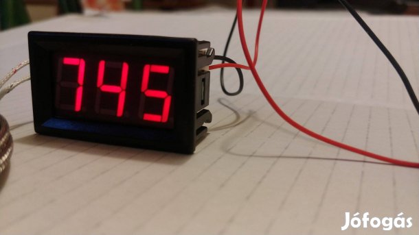 Digitális kemence hőmérő max 800 Celsius