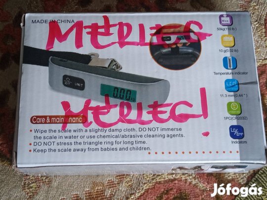 Digitális kézi mérleg, max. 50 kg 5000ft óbuda