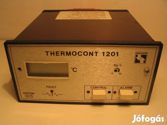 Digitális kijelzésű hőelemes hőfokszabályozó (Új)