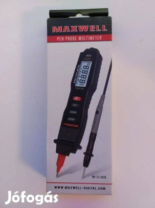 Digitális multiméter kijelzővel - toll kivitel - automata