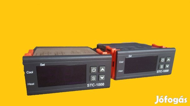 Digitális termosztát vezérlő, hűtéshez, fűtés vezérlő 230V -50°C-+99°