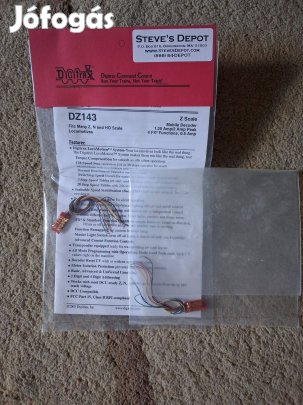 Digitrax DZ143 DCC mozdony dekóder Z vasútmodell