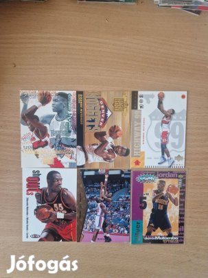 Dikembe Mutombo kosaras kártyák 6db