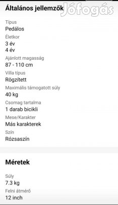 Dino Bikes kislány kerekpár 