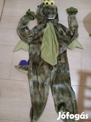 Dínó, dinoszaurusz, sárkány jelmez 5-6 évesre