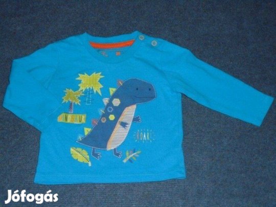Dinó mintás TU hosszú ujjú felső 3-6 hó (méret 68)