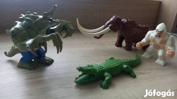 Dínók, Lego kompatibilis mamut, krokodilok, fehér majom