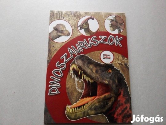 Dinoszauruszok-Teljesen Új ismeretterjesztő füzet gyermekeknek eladó!