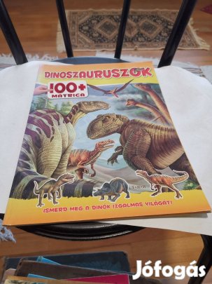 Dinoszauruszok - 100+ matrica - dínós matricás album matricákkal