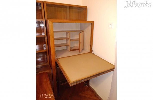 Diófa bárszekrény