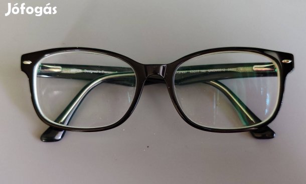 Dioptriás férfi szemüveg progresszív lencsékkel fekete