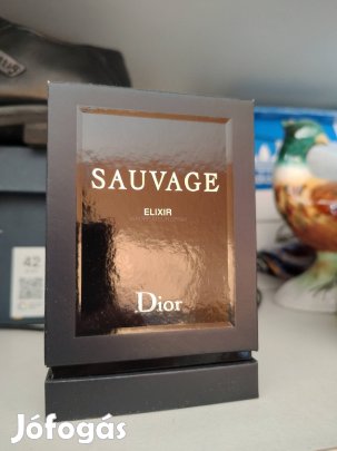 Dior sauvage üres  parfümös üveg és díszdoboz 