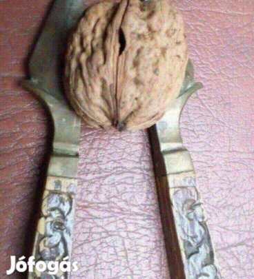 Diótörő réz fogó kézműves