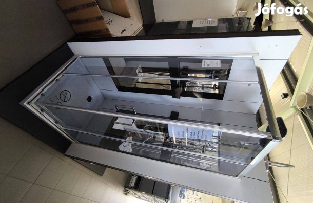 Diplon 80x80 cm szögletes két tolóajtós zuhanykabin, 5 mm szürke üveg