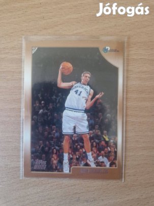 Dirk Nowitzki Topps 1998-99 Rookie #154 kosaras kárrya
