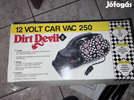 Dirt devil 12V szivargyujtós kézi porszívó