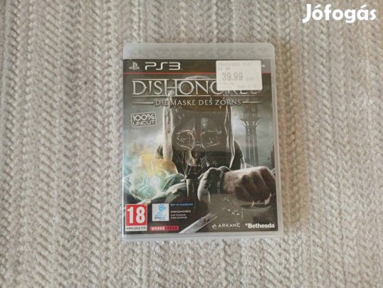 Dishonored eredeti PS3 playstation 3 játék