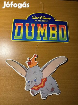 Disney Dumbo VHS függő karton reklám, display