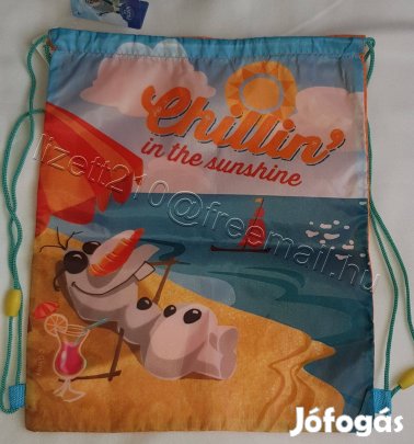 Disney Frozen Jégvarázs Olaf tornazsák címkés