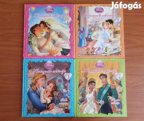 Disney Hercegnők esküvője mesekönyvsorozat