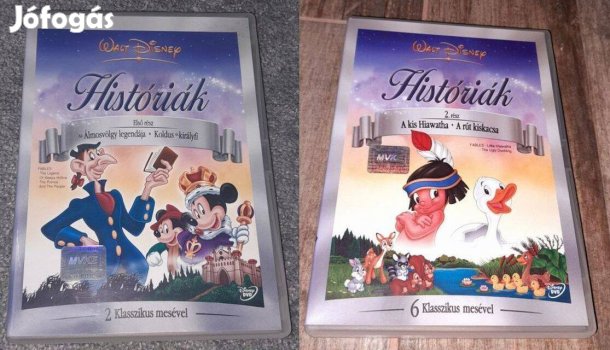 Disney Históriák 1 , 2 DVD A rút kiskacsa, Az álmosvölgy legendája