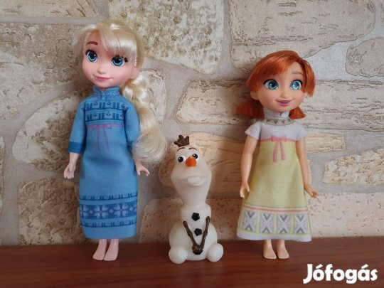 Disney Jégvarázs Elsa és Anna babák Olaf figurával