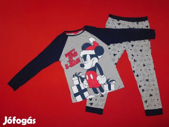 Disney Mickey egér pizsama szett 146-152-es, 11-12 évesre