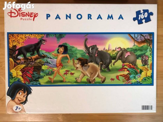 Disney Panorama Dzsungel könyve kirakó, 160 db-os, 1 db hiányzik