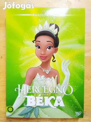 Disney - A hercegnő és a béka papírfeknis újszerű dvd 