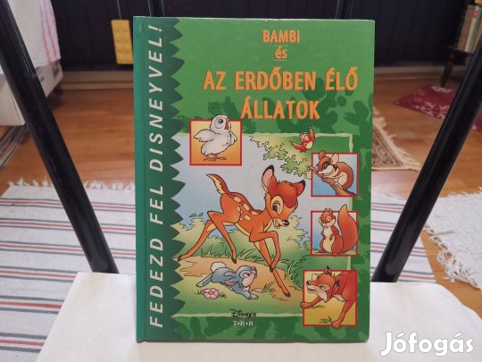 Disney - Bambi és az erdőben élő állatok - mesekönyv (firkált)