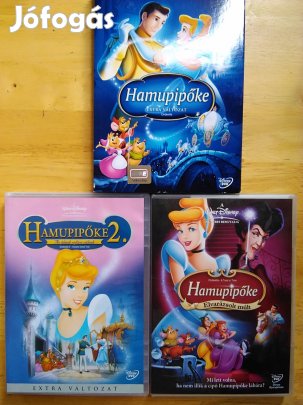 Disney - Hamupipőke 1-2 + Elvarázsolt múlt dvd 