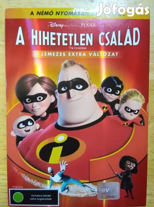 Disney - Pixar - A hihetetlen család duplalemezes dvd 